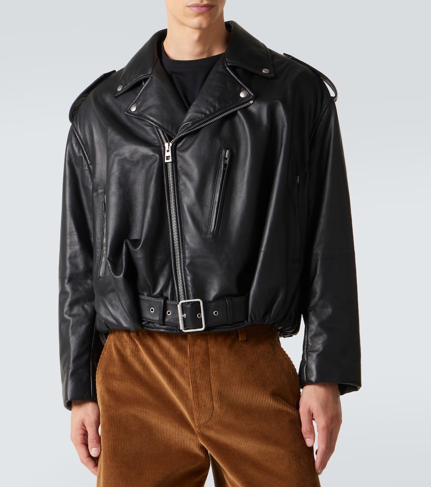  Loewe Loewe Bikerjacke Balloon Aus Leder 