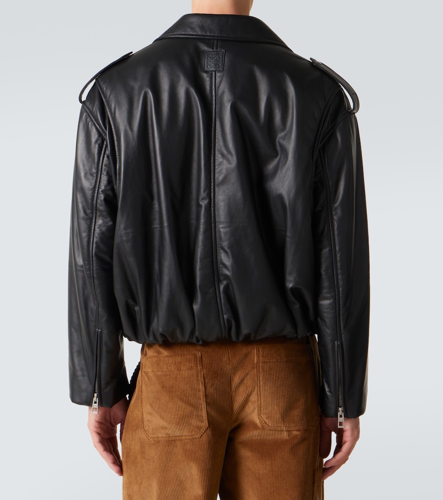  Loewe Loewe Bikerjacke Balloon Aus Leder 