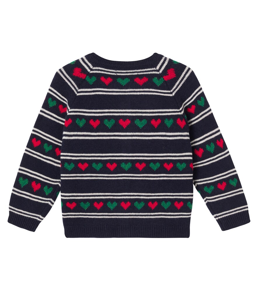  Konges Slojd Konges Slã¸jd Belou Intarsia Wool-blend Cardigan 