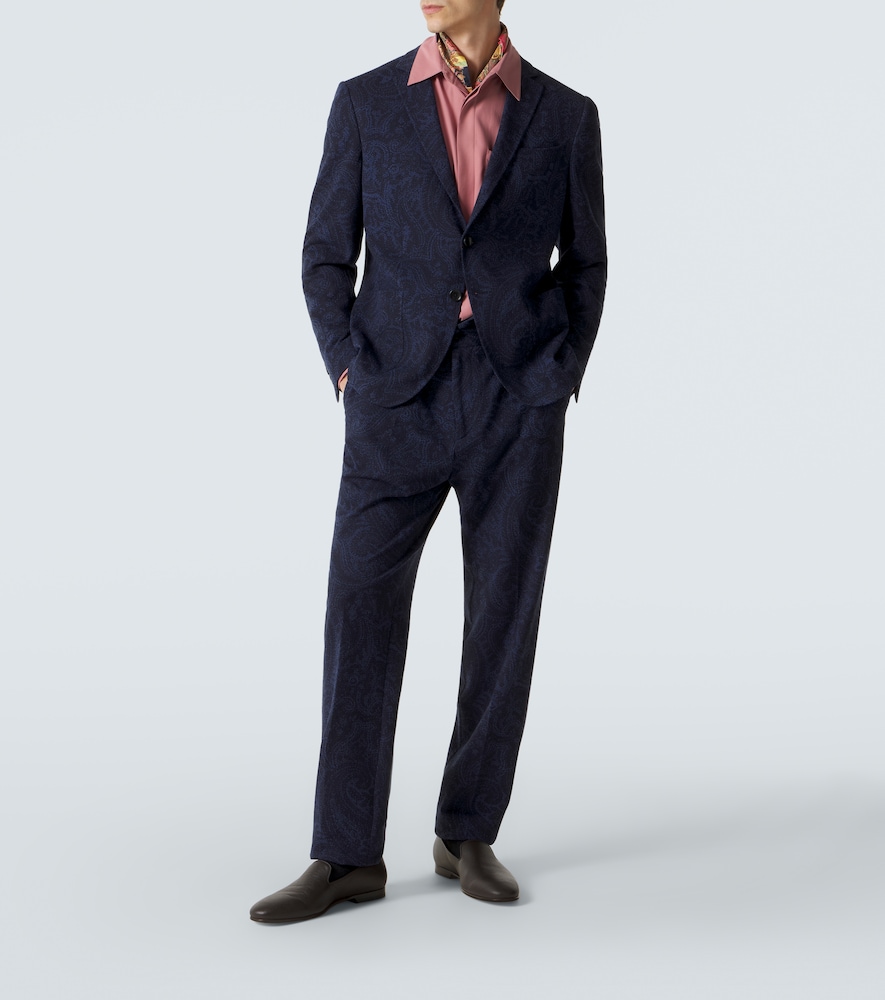  Etro Etro Printed Jersey Blazer 