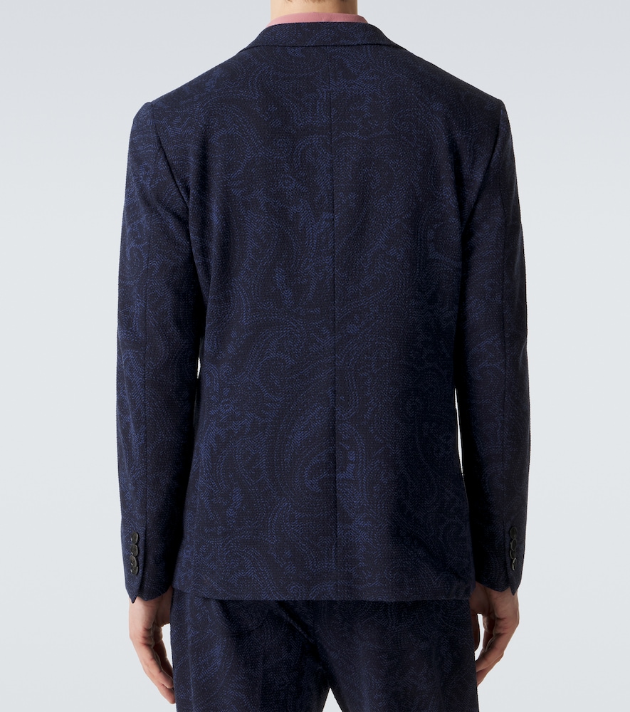  Etro Etro Printed Jersey Blazer 