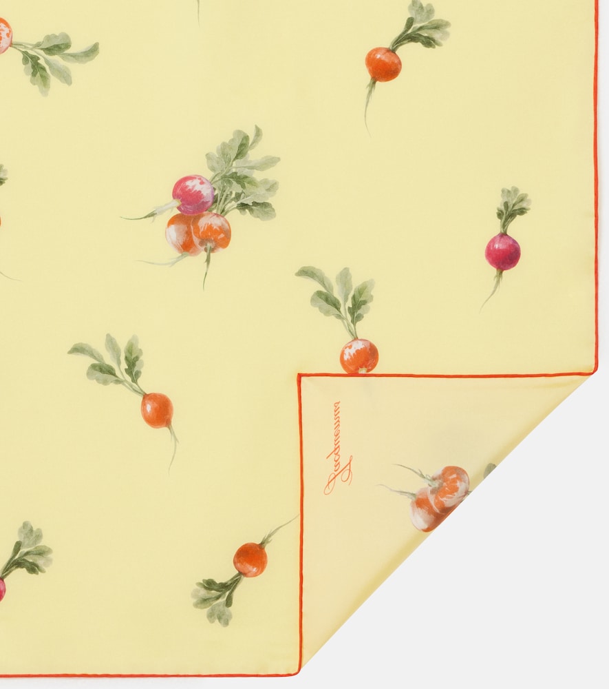  Jacquemus Jacquemus Raddish Printed Silk Scarf 