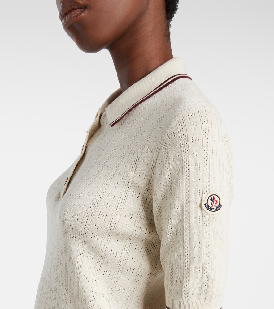 Pointelle Cotton Polo