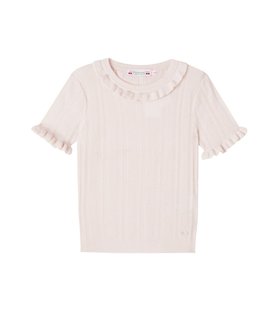 Bonpoint Pink Lucie Wool, Silk And Cashmere Sweater Y Size 4 - Mytheresa