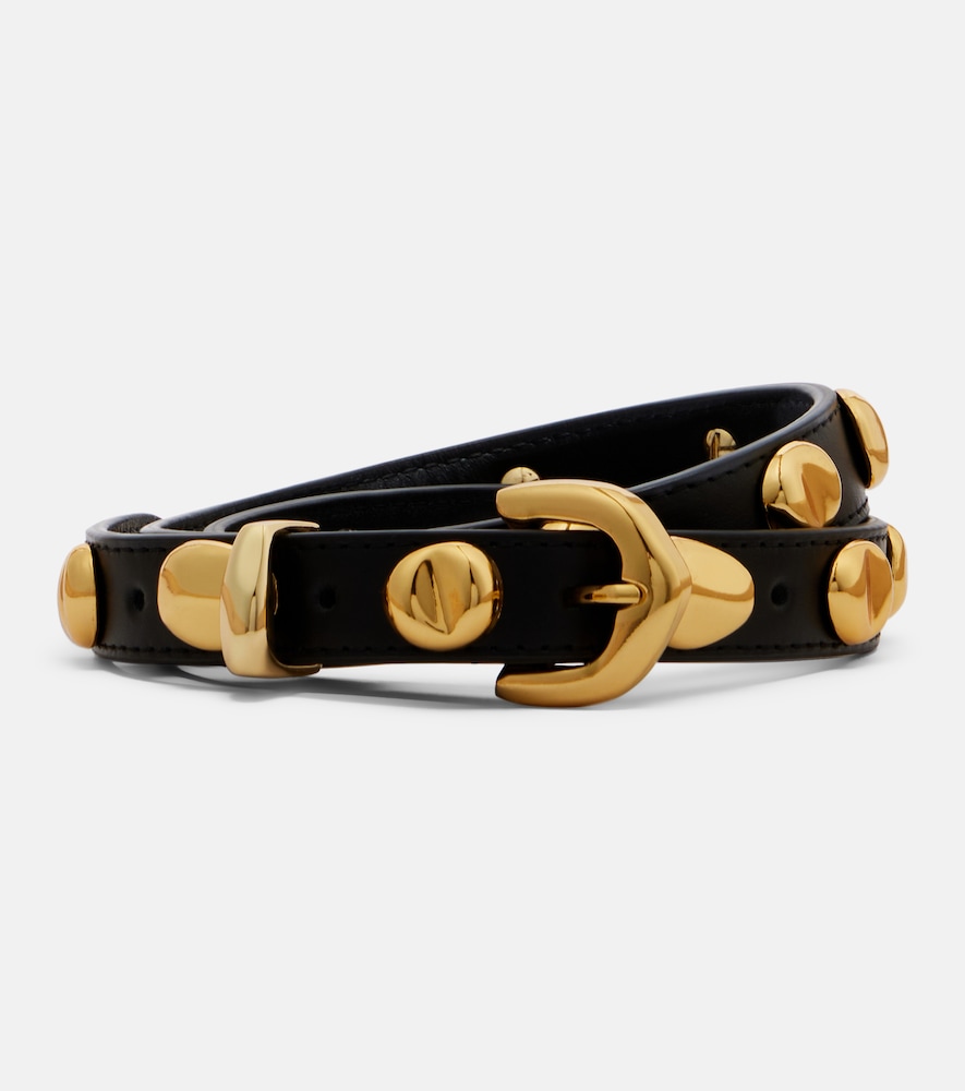 Vaal embellished leather belt