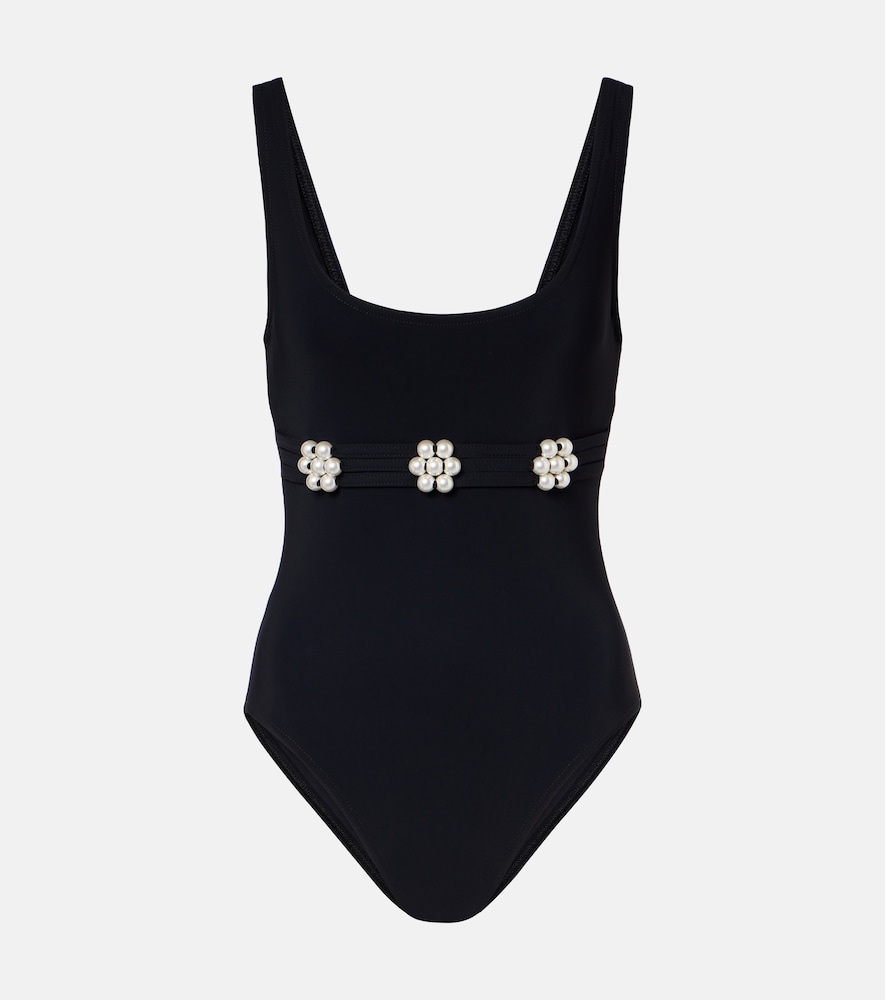 Karla Colletto Maya embellished swimsuit
