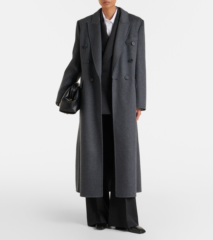 Victoria Beckham Double-breasted wool-blend coat