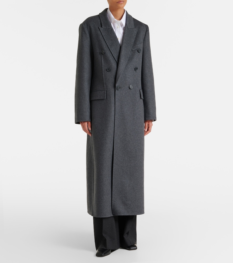  Victoria Beckham Victoria Beckham Double-breasted Wool-blend Coat 