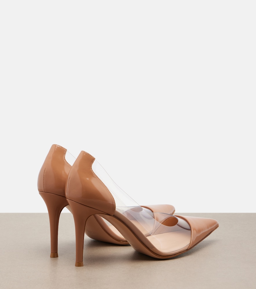 Patent Leather And Pvc Pumps