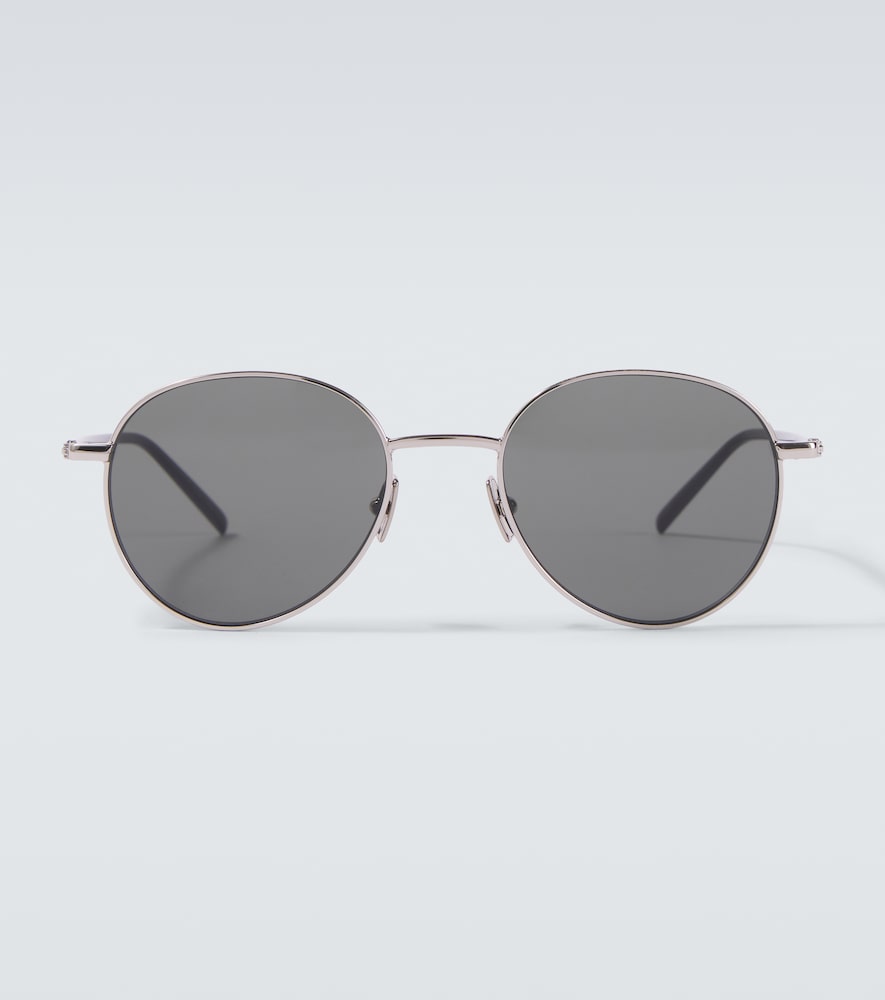 Saint Laurent Logo round glasses　サンローラン ロゴ ラウンド メガネ Saint