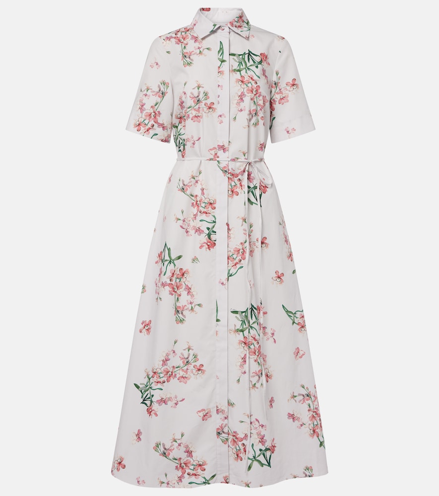 Erdem Floral cotton shirt dress