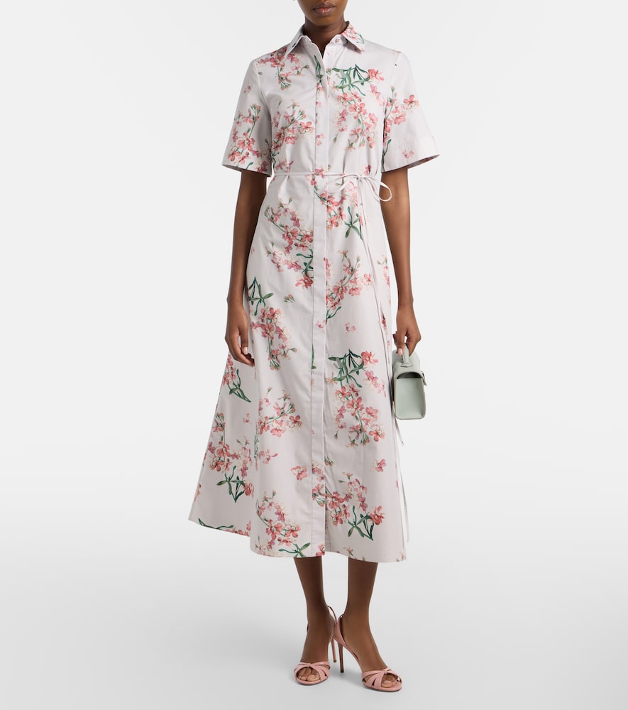 Erdem Floral cotton shirt dress