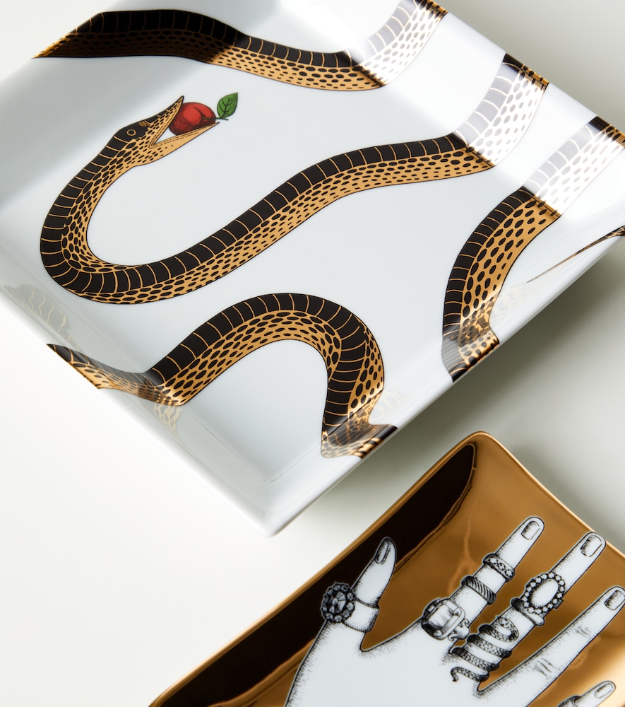  Fornasetti Fornasetti Porcelain Decorative Tray 
