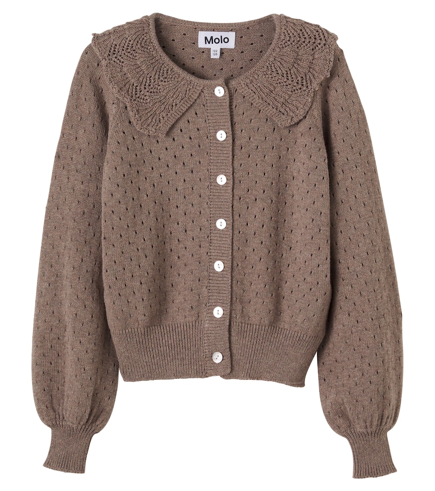 Cardigan Glow in cotone e lana