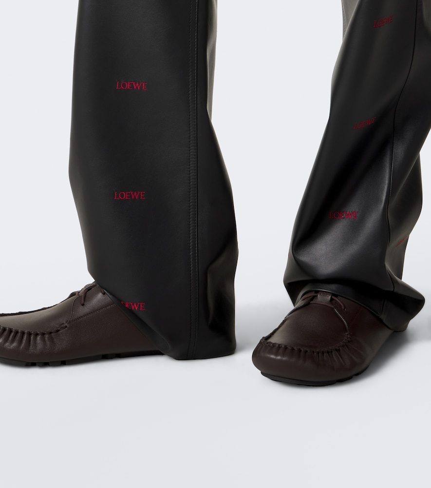 Leather Flared Pants