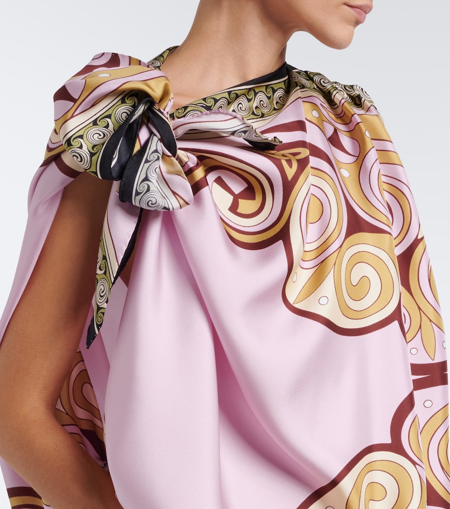 Kells Printed Silk Twill Top