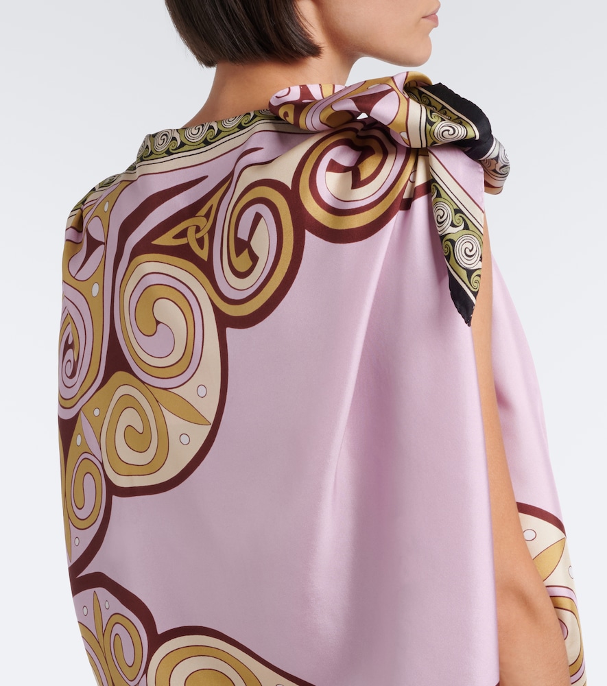 Kells Printed Silk Twill Top