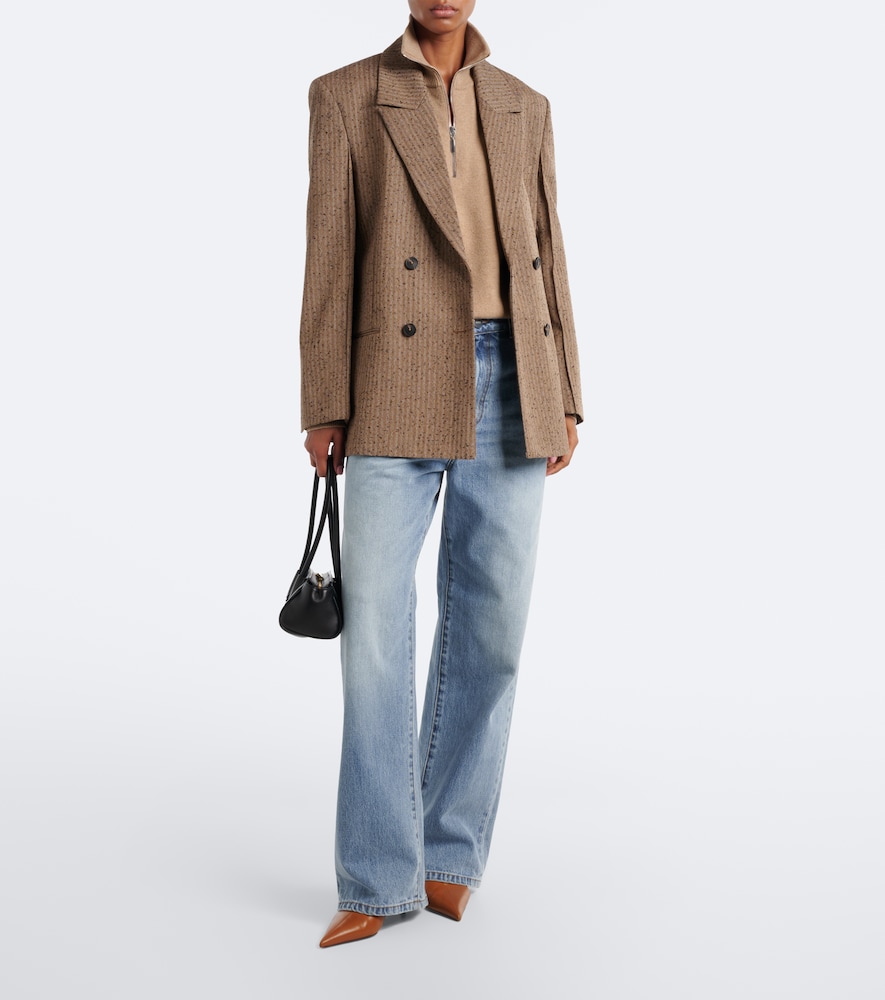 Róhe Wool-Blend Half-Zip Sweater