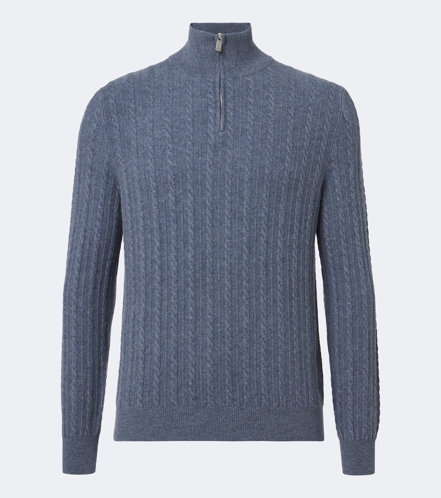 Fedeli Pullover in cashmere a trecce