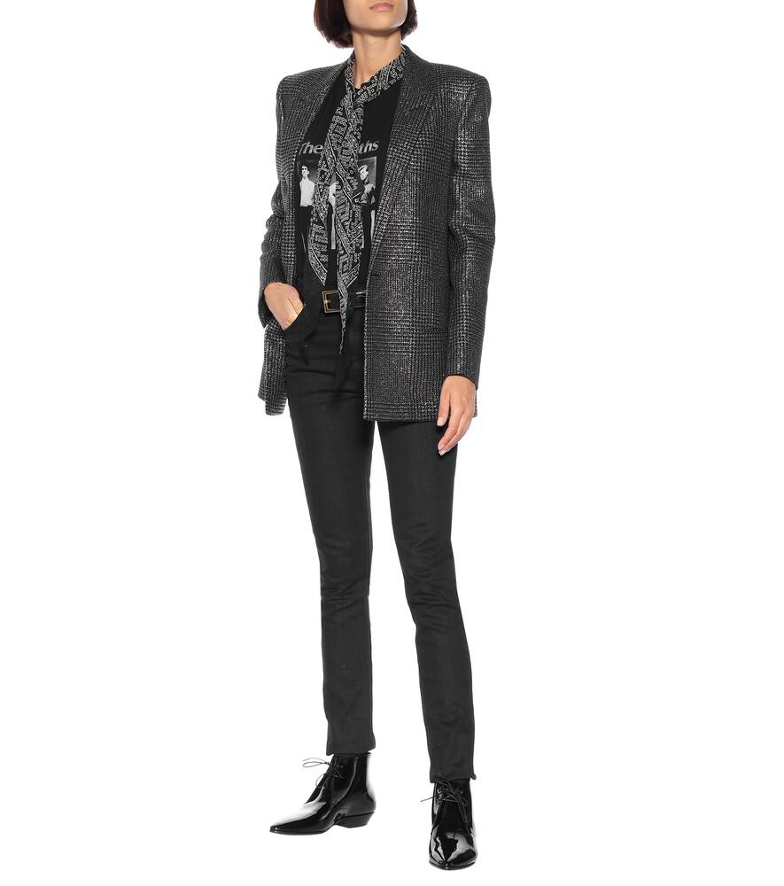 Jonas patentleather ankle boots by Saint Laurent Coshio Online Shop