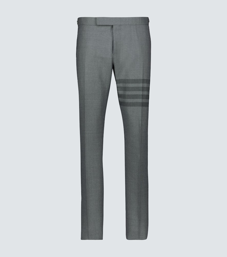 Thom Browne 4-Bar School Uniform wool pants