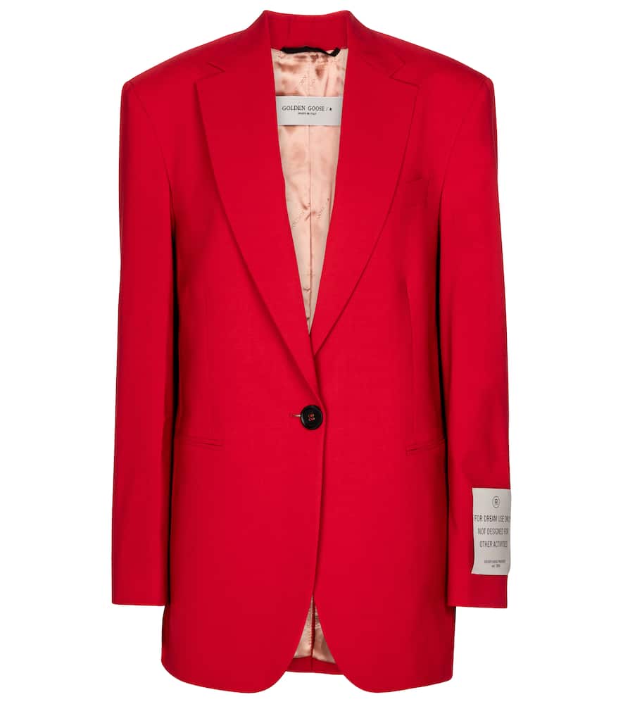 GOLDEN GOOSE BOVA SINGLE-BREASTED BLAZER,P00537026
