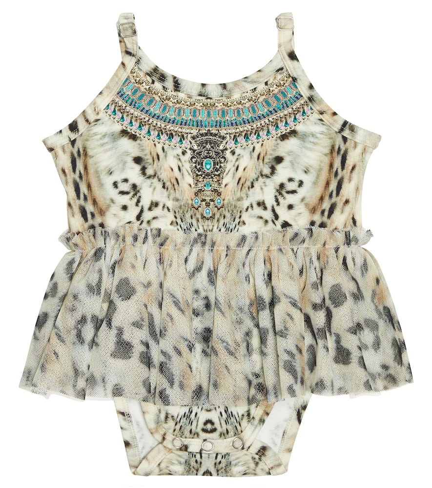 Camilla Kids Baby printed cotton-blend bodysuit