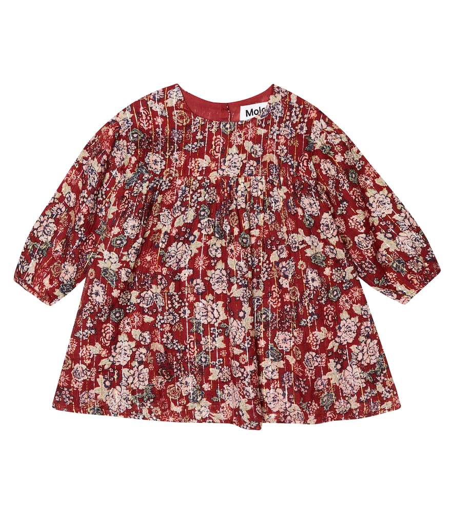 Molo Baby Colore floral cotton-blend dress