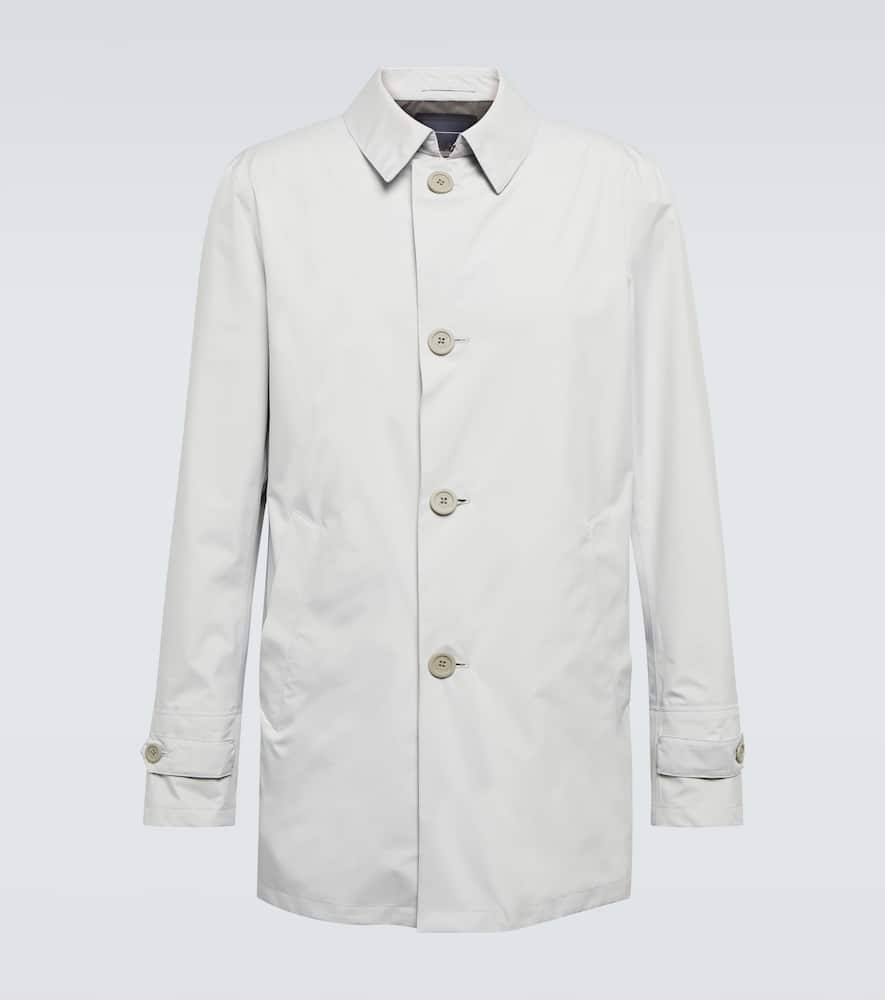 Herno Button-up Shirt Jacket In Chantilly
