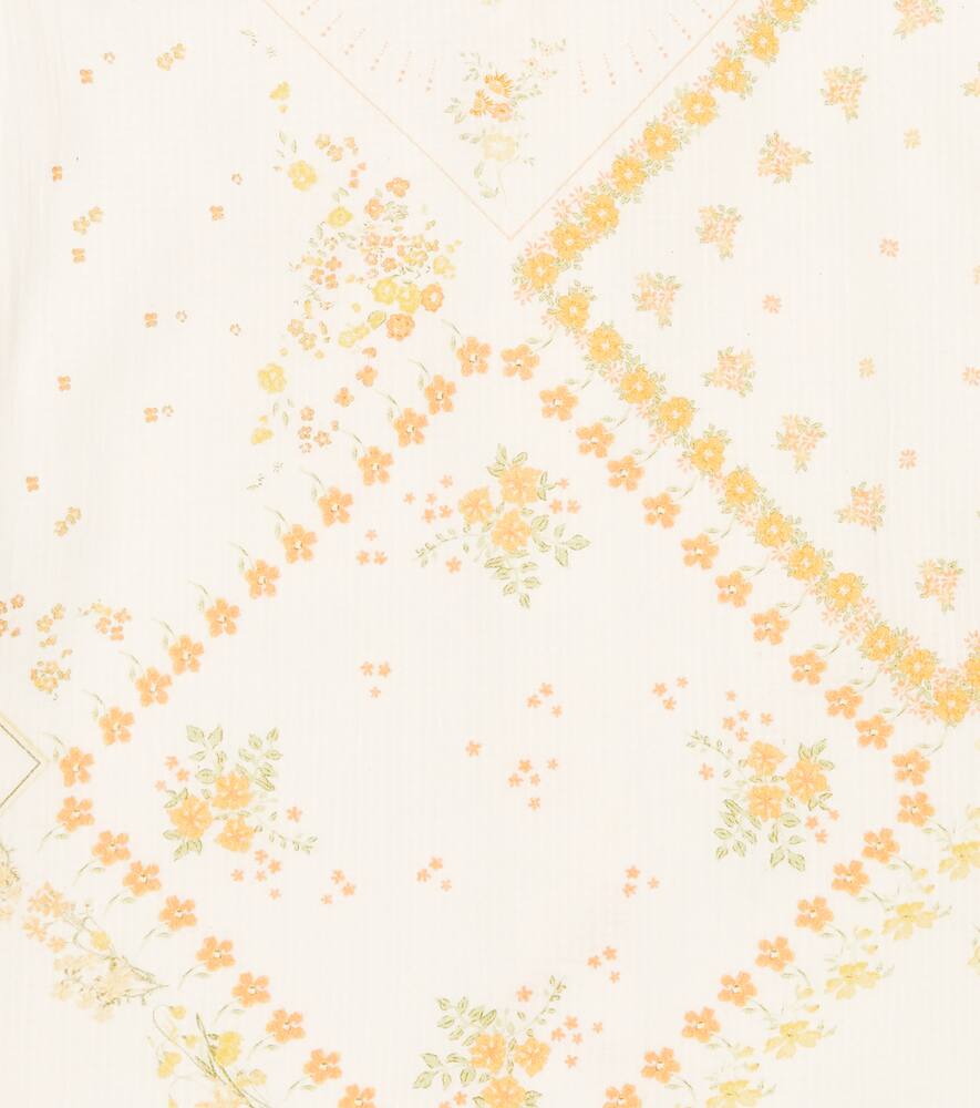 The New Society Bedrucktes Top Idara In Idara Flower Patchwork Print