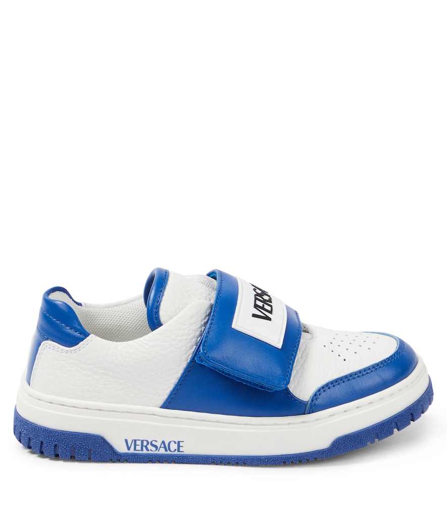  Versace Kids Versace Kids Leather Sneakers 