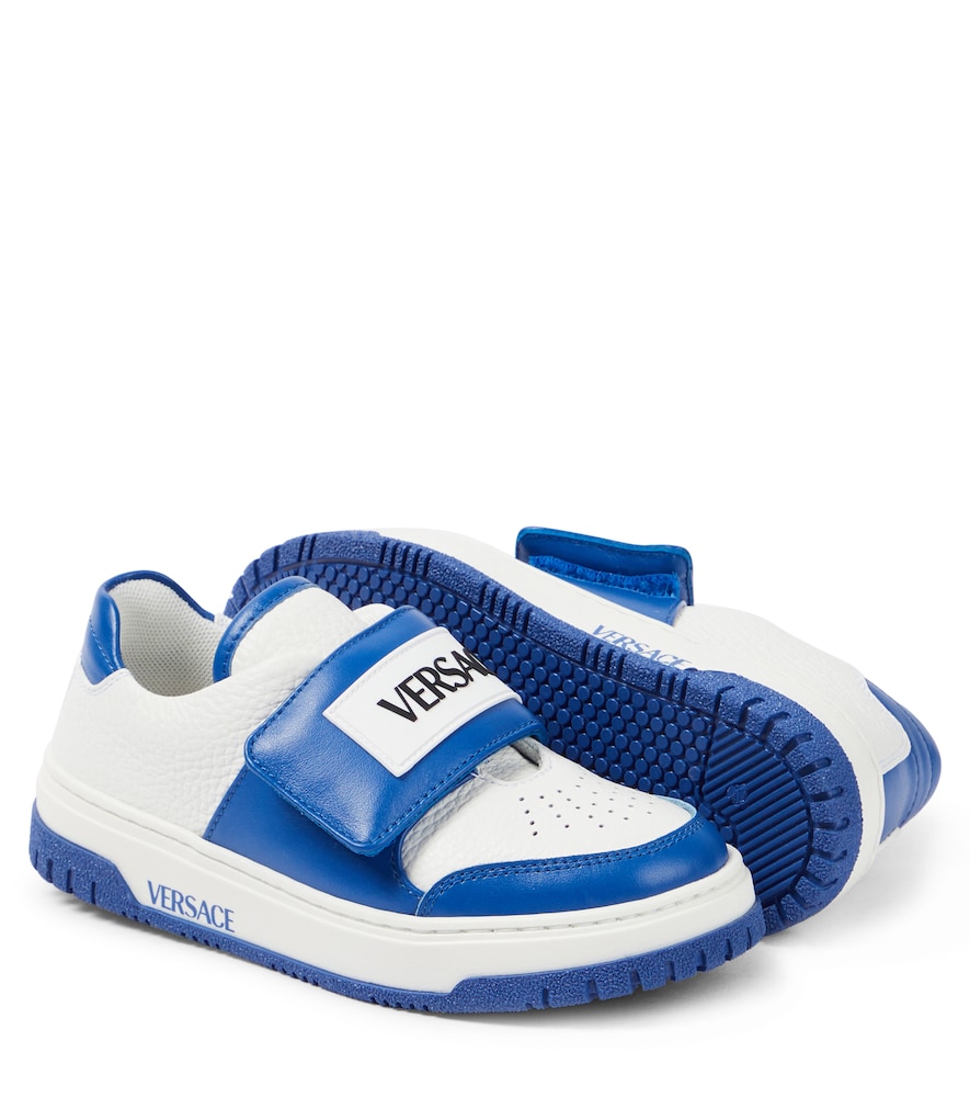  Versace Kids Versace Kids Leather Sneakers 