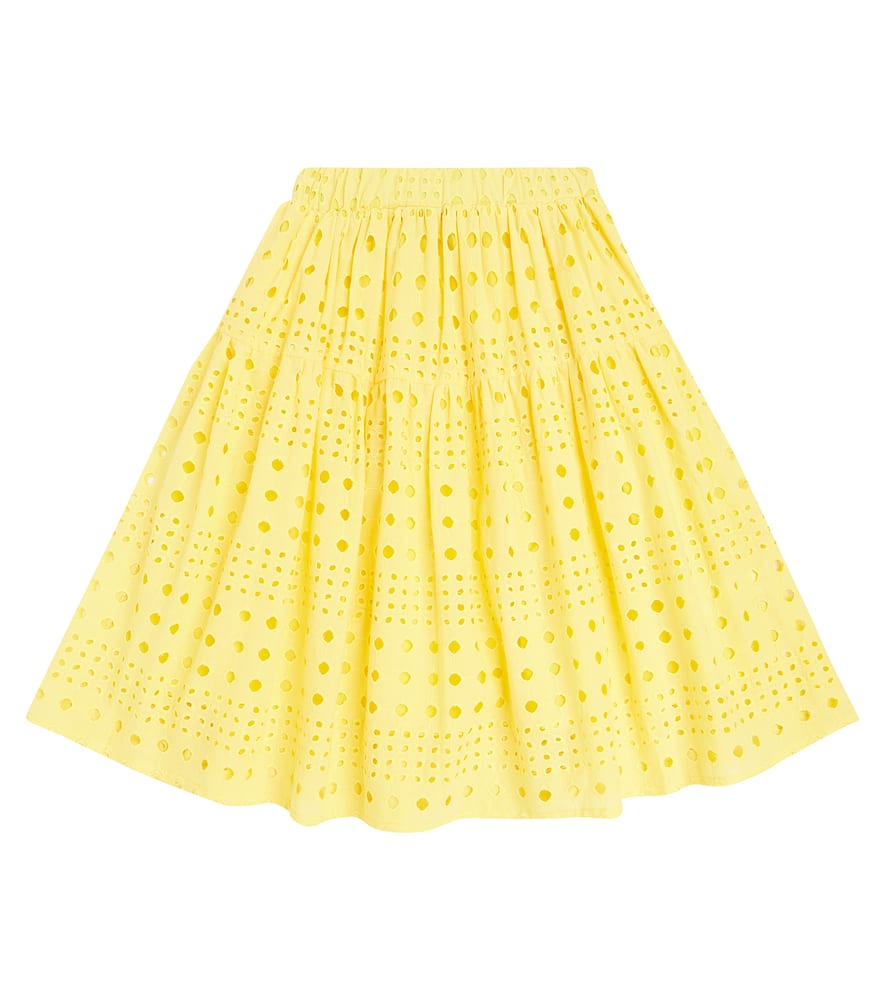 Shop Paade Mode Delta Cotton Skirt In Yellow