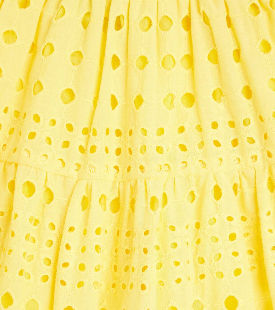 Shop Paade Mode Delta Cotton Skirt In Yellow