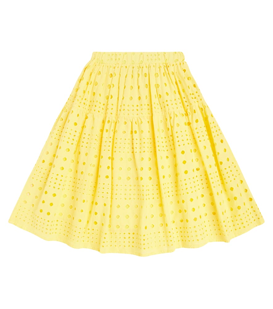 Shop Paade Mode Delta Cotton Skirt In Yellow