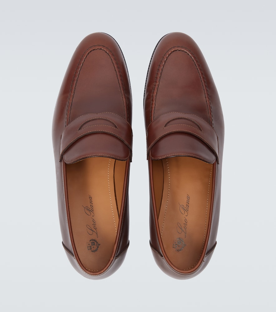 Sergio Leather Penny Loafers