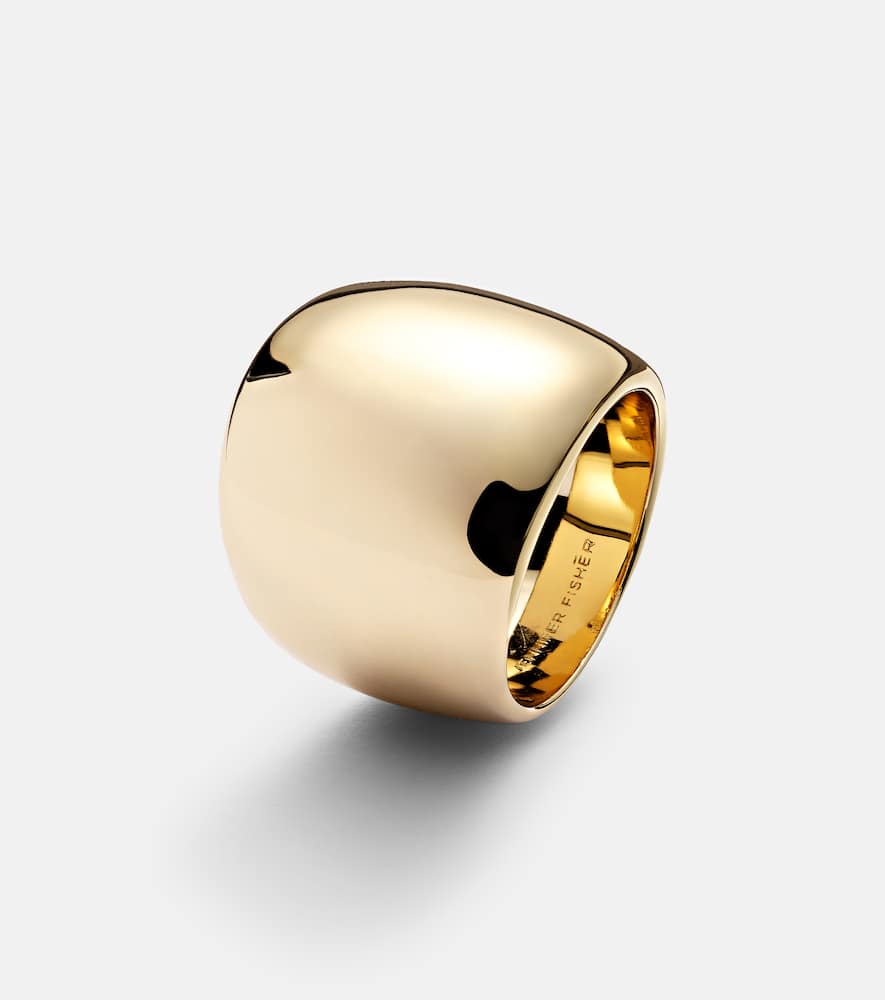 Jennifer Fisher Puffy Gold-plated Ring In Gold