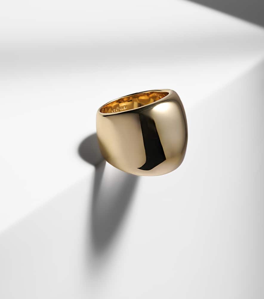 Jennifer Fisher Puffy Gold-plated Ring In Gold