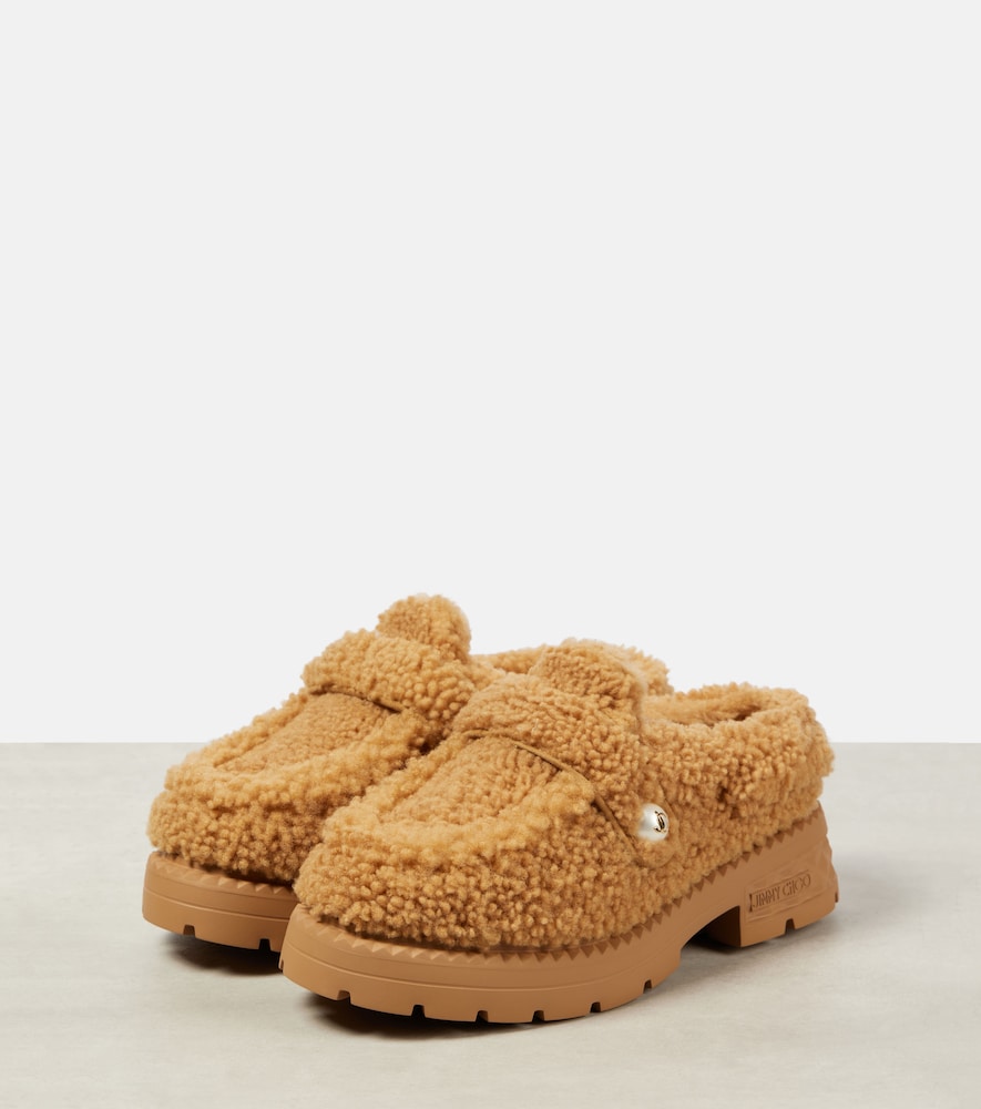  Jimmy Choo Jimmy Choo Shea Shearling Mules 