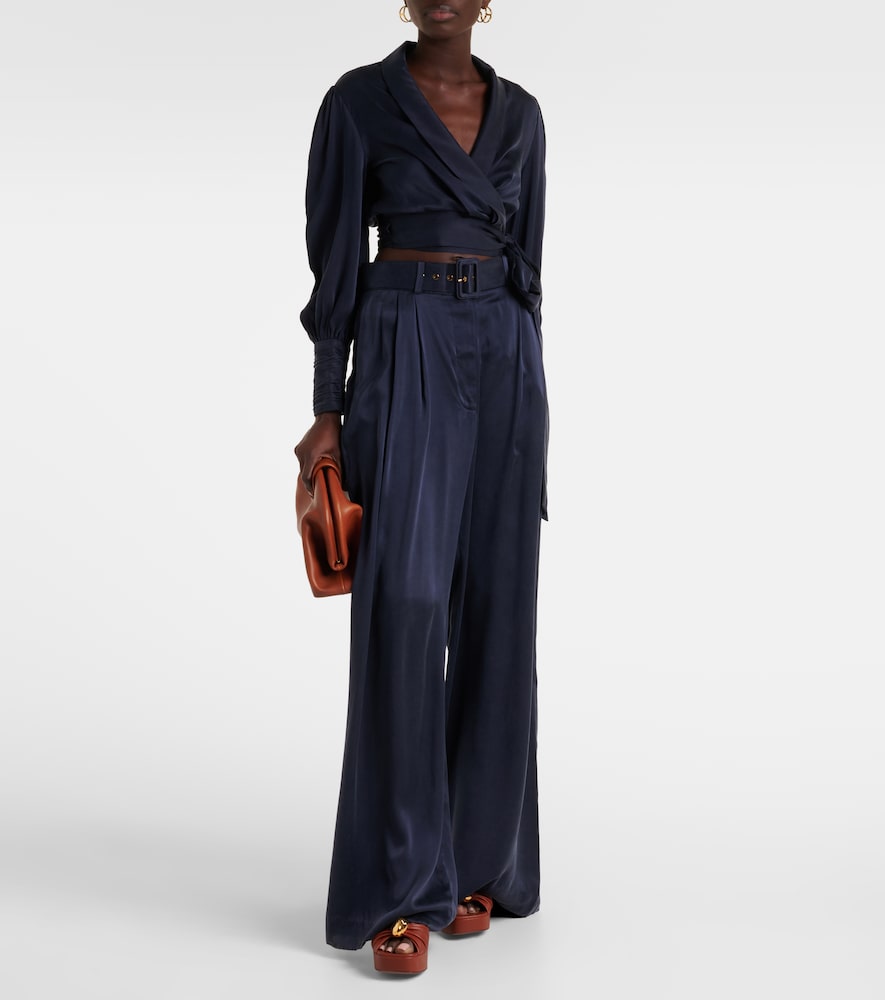  Zimmermann Zimmermann Silk Wrap Top 