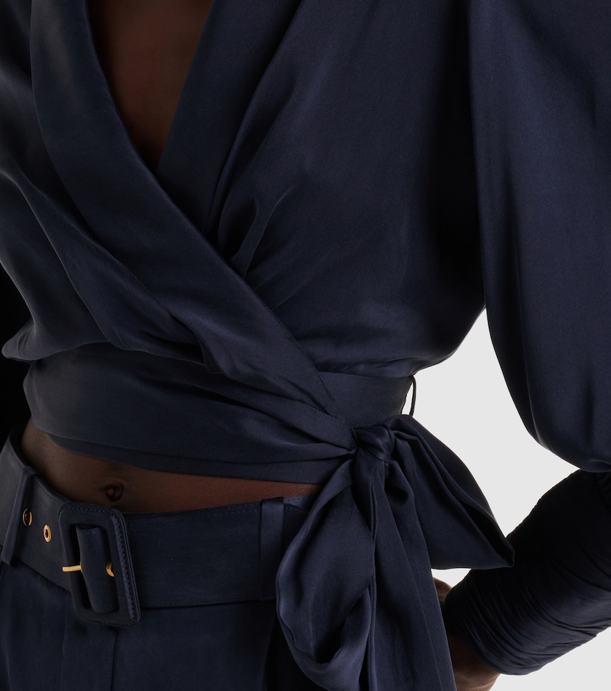  Zimmermann Zimmermann Silk Wrap Top 