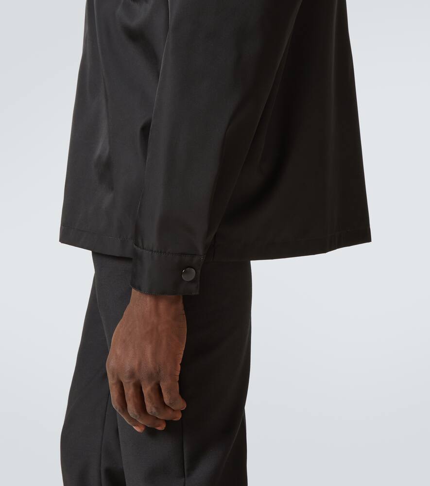 Prada Recycled Polyamide Jacket In Black