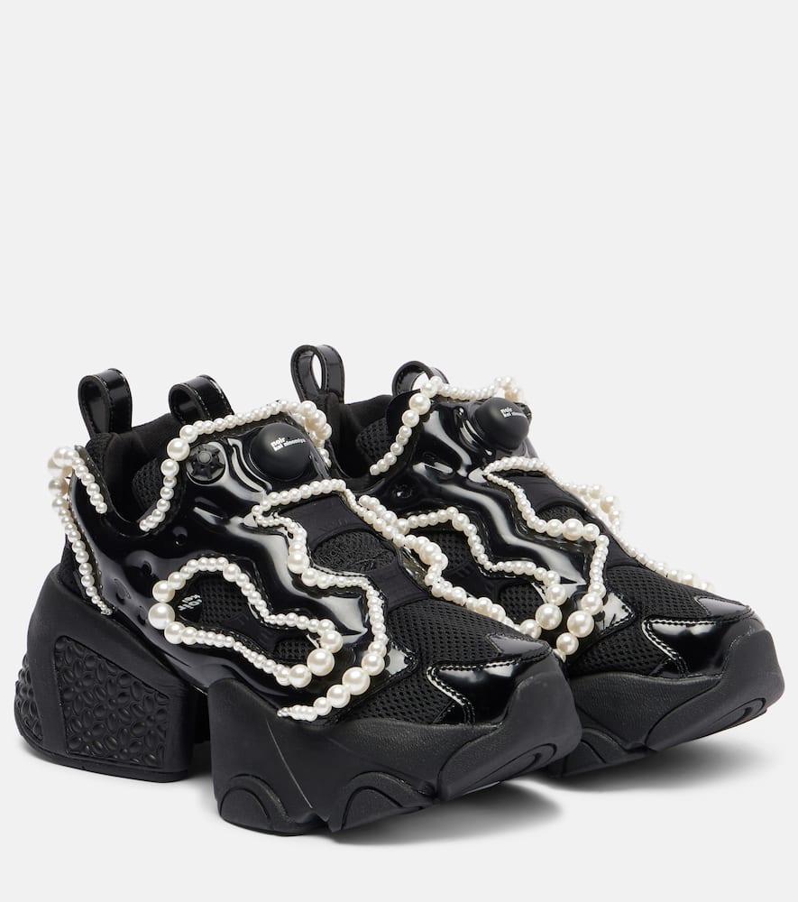 x Reebok embellished platform sneakers