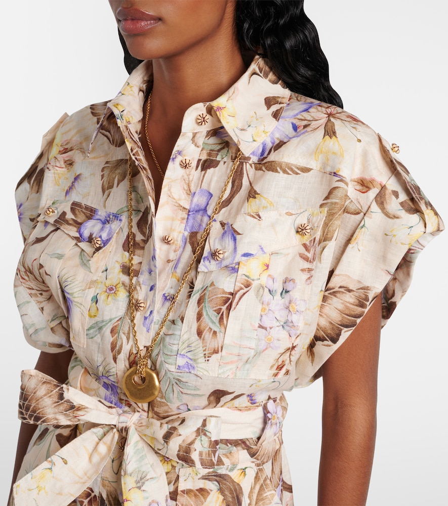  Zimmermann Zimmermann Floral Linen Romper 