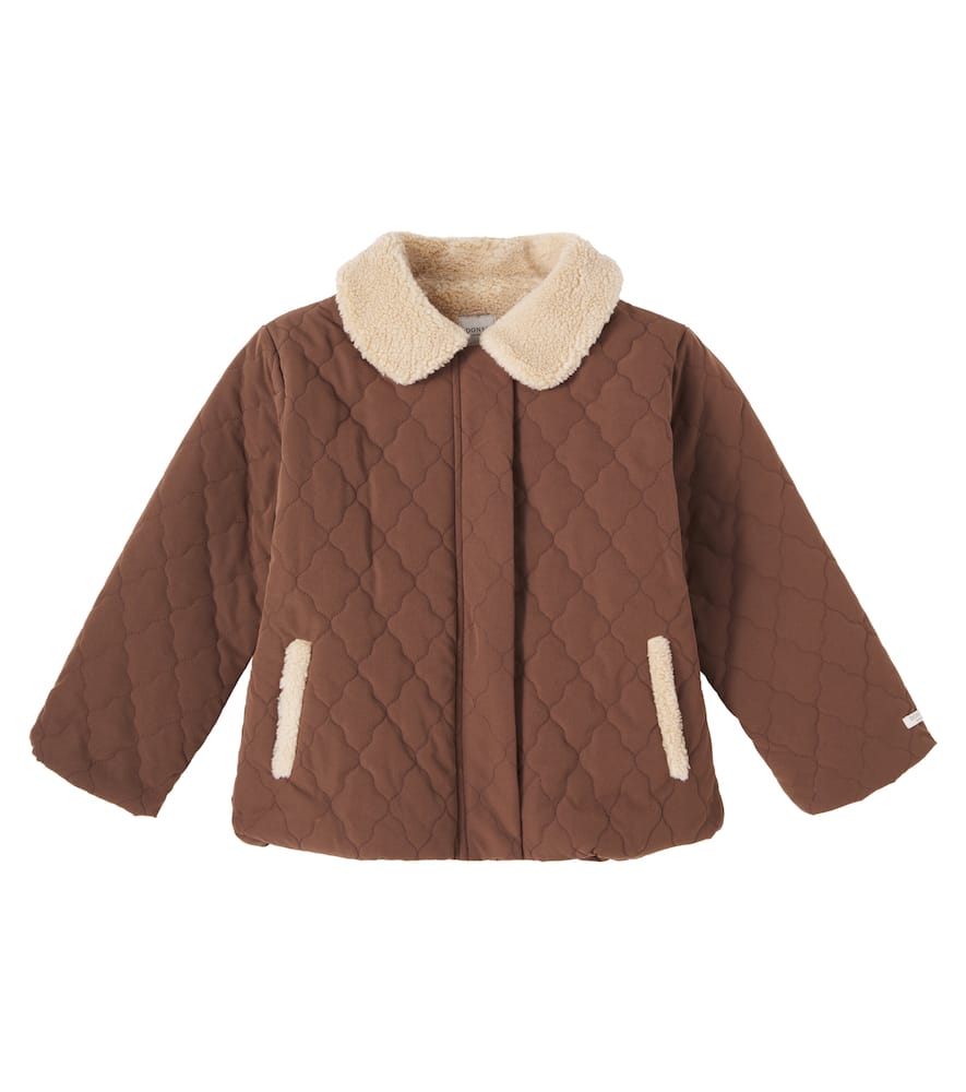 Donsje Esber Quilted Jacket In Brown