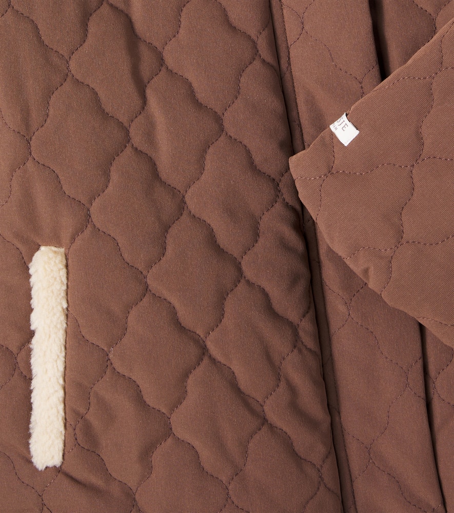 Donsje Esber Quilted Jacket In Brown