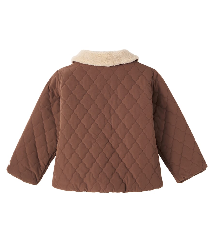 Donsje Esber Quilted Jacket In Brown