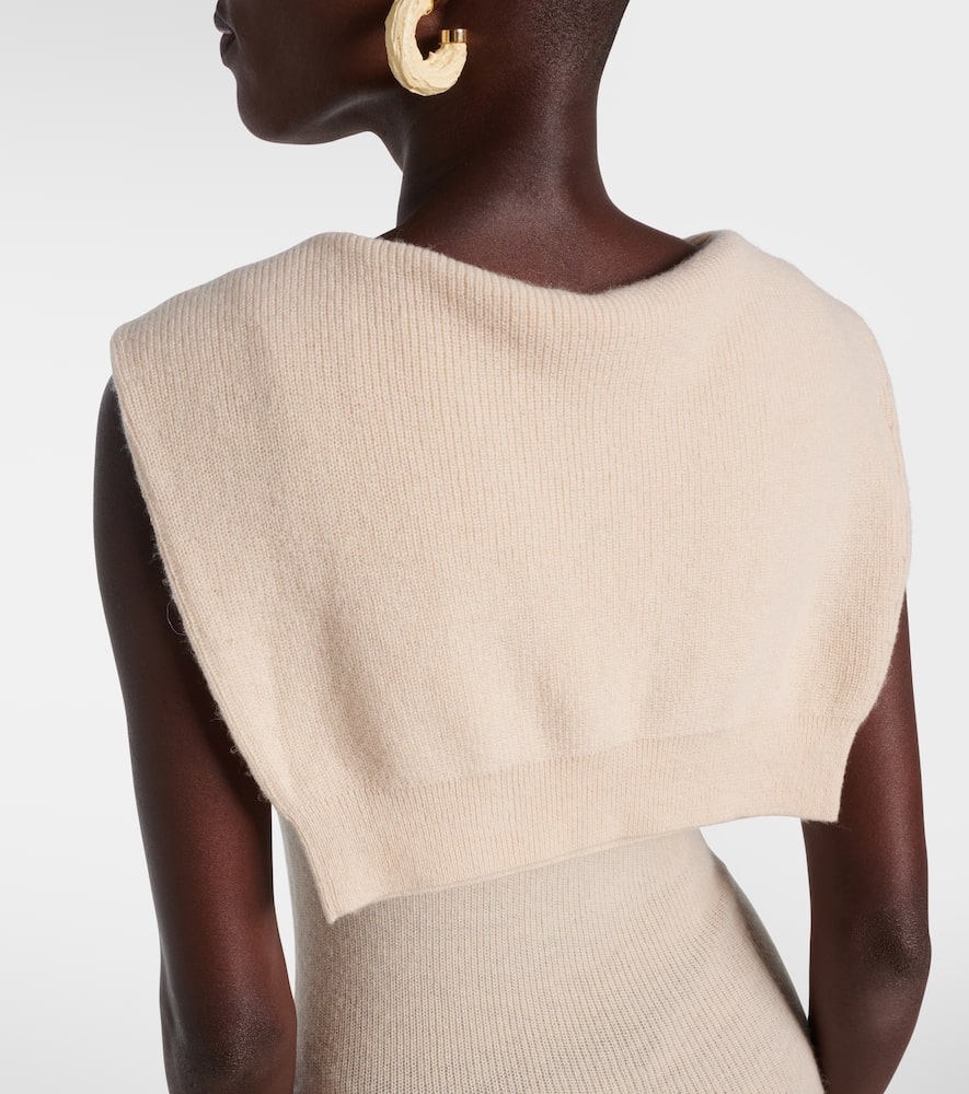 Aya Muse Vao Sleeveless Maxi Dress In Neutral