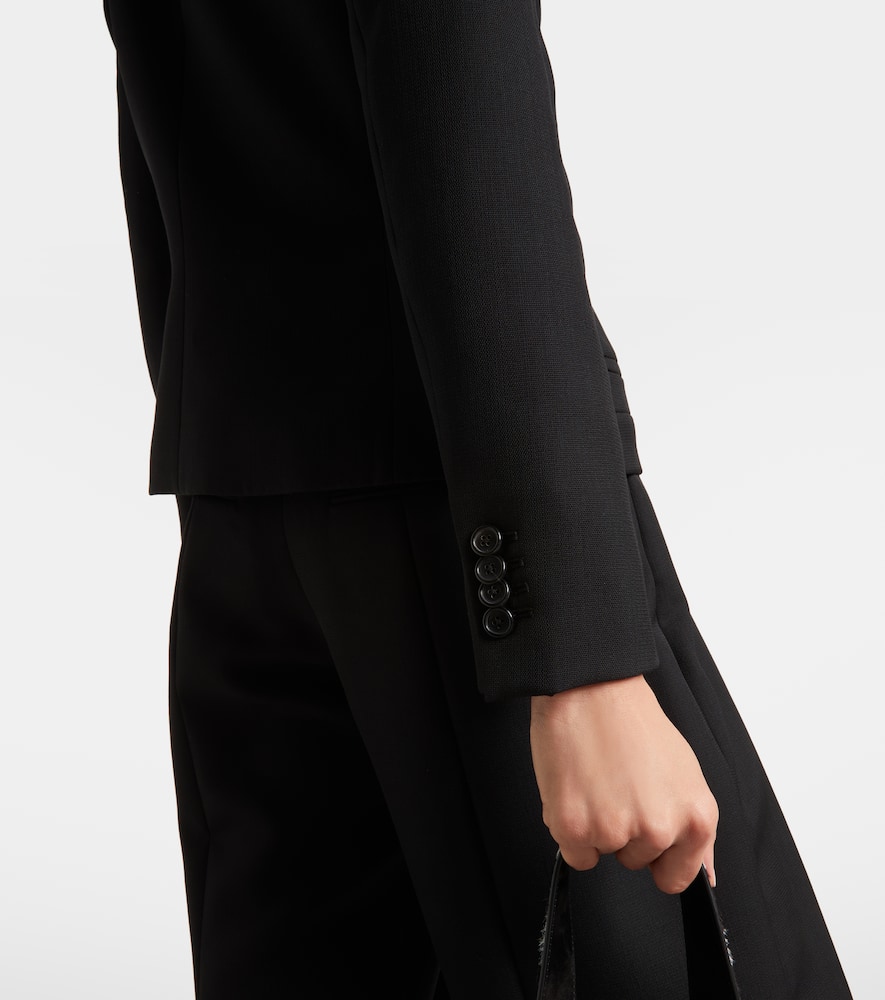 Khaite Nara Wool Jacket In Black