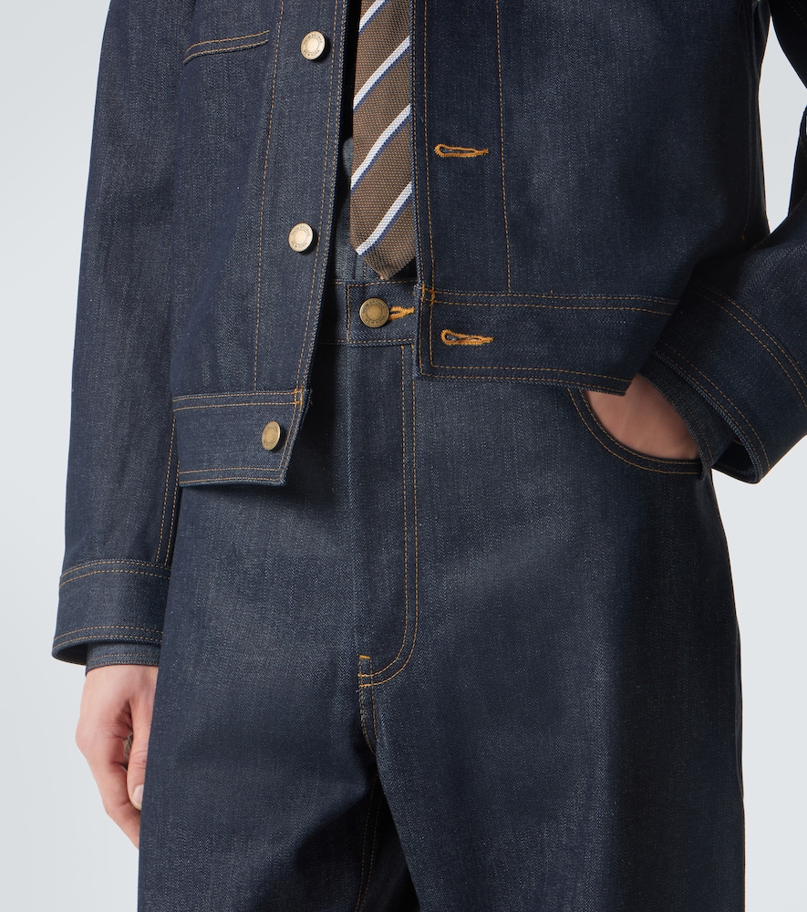  Thom Browne Thom Browne Cropped Straight Jeans 